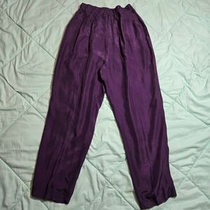 Vintage 80s Whimsigoth Festival Silk Balloon Pants